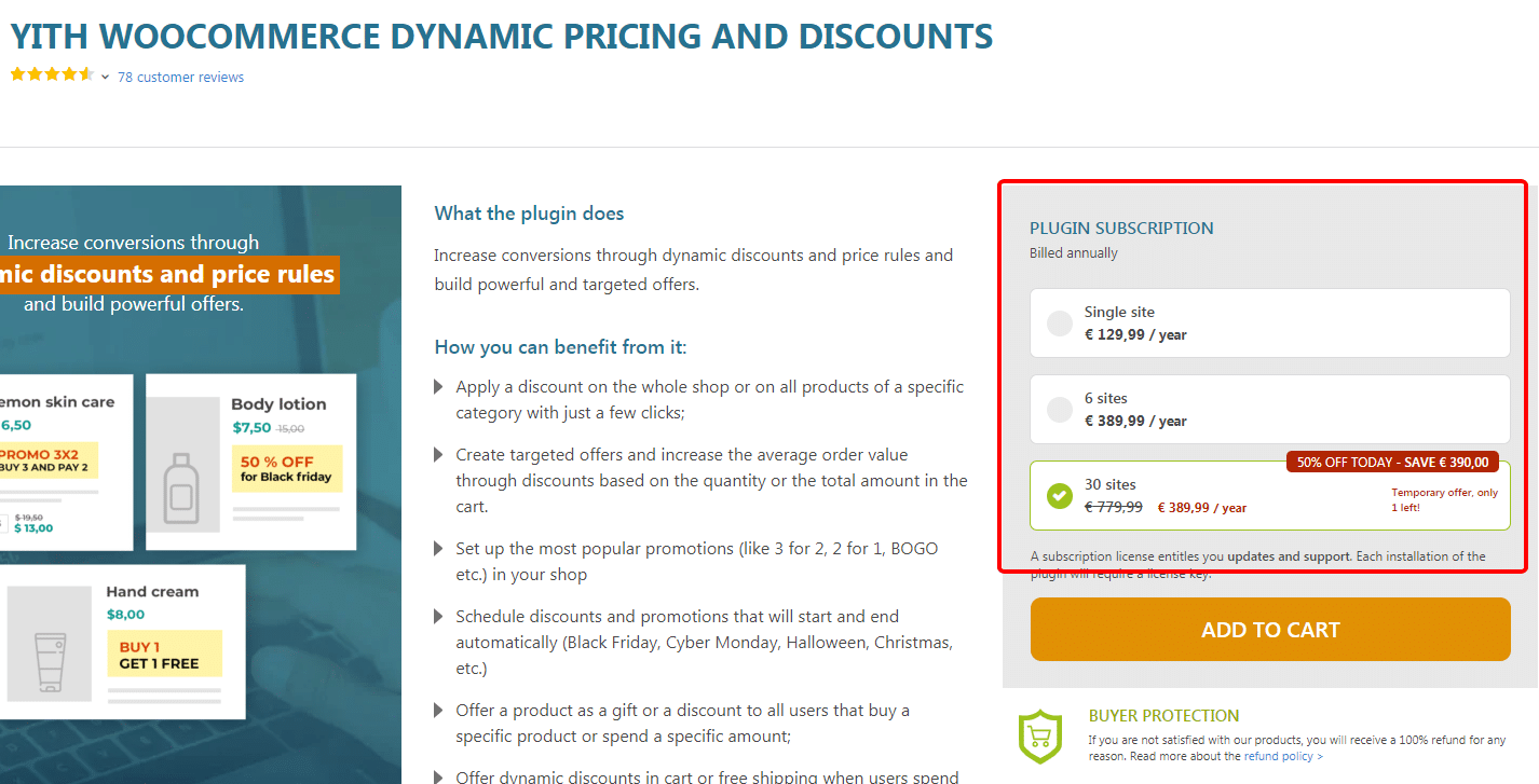 Yith Woocommerce Dynamic Pricing And Siscounts Premium